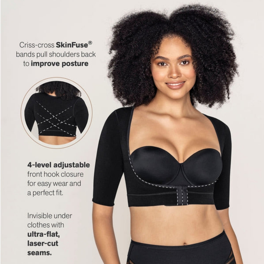 Leonisa Upper Arm Shaper Black XL